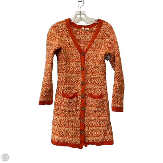Cardigan By Moth In Orange, Size: S