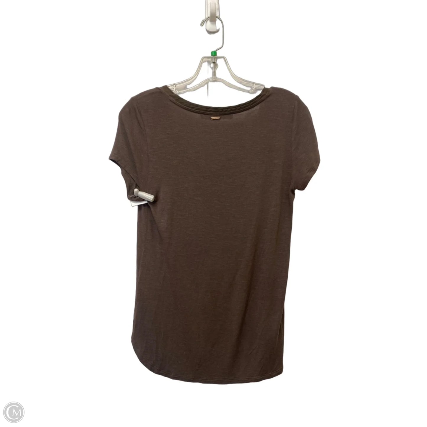 Top Short Sleeve By White House Black Market In Brown, Size: Xs