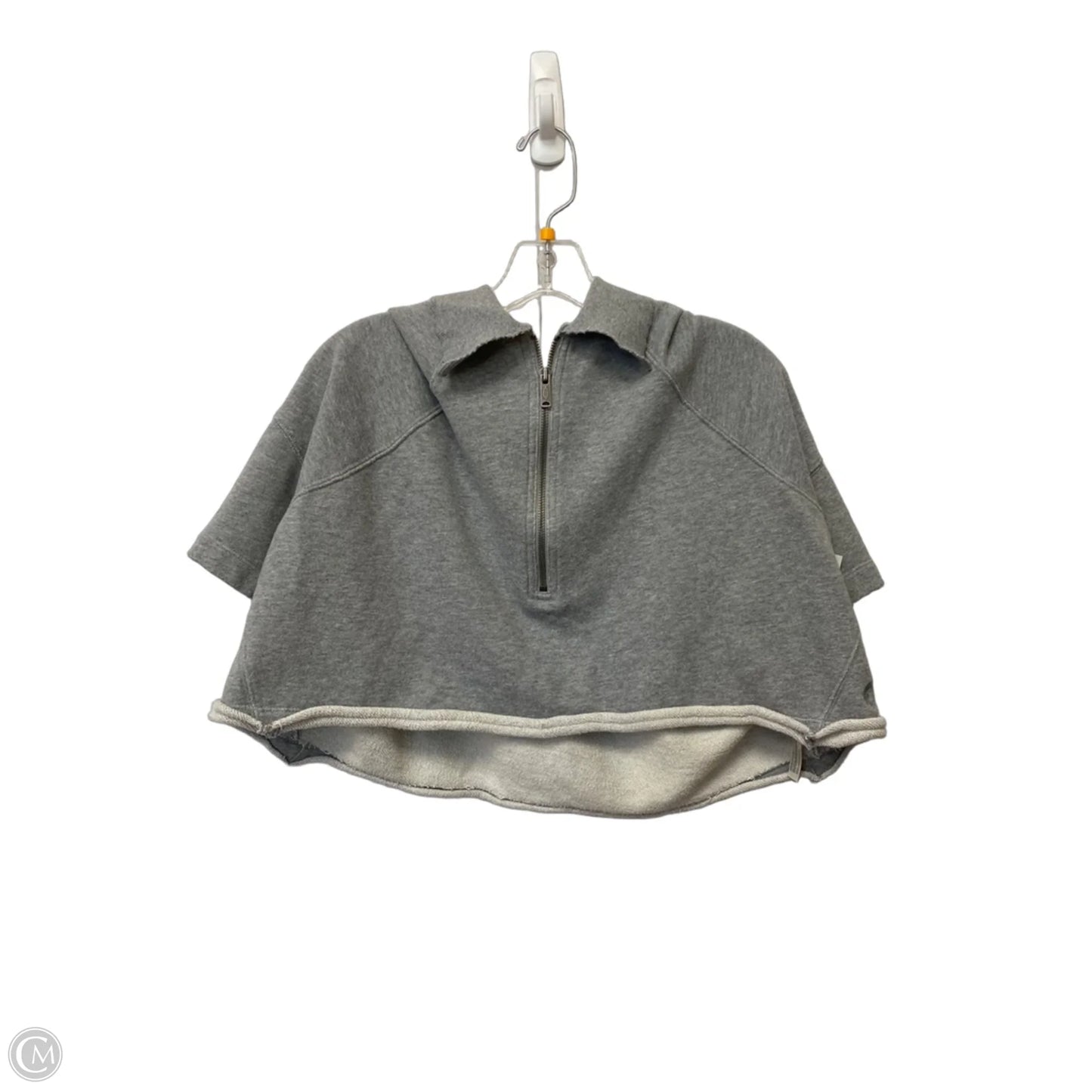 Top Short Sleeve By Free People In Grey, Size: Xs