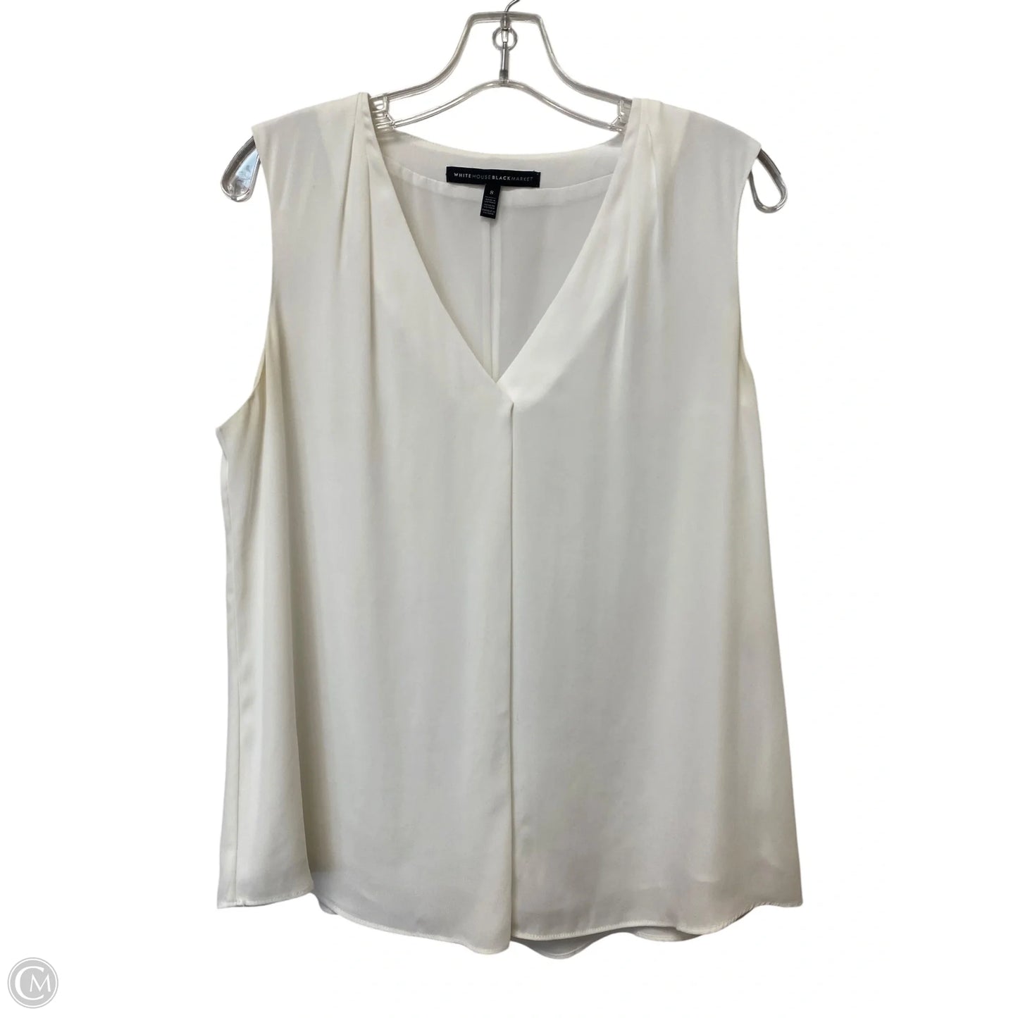 Top Sleeveless By White House Black Market In White, Size: 8