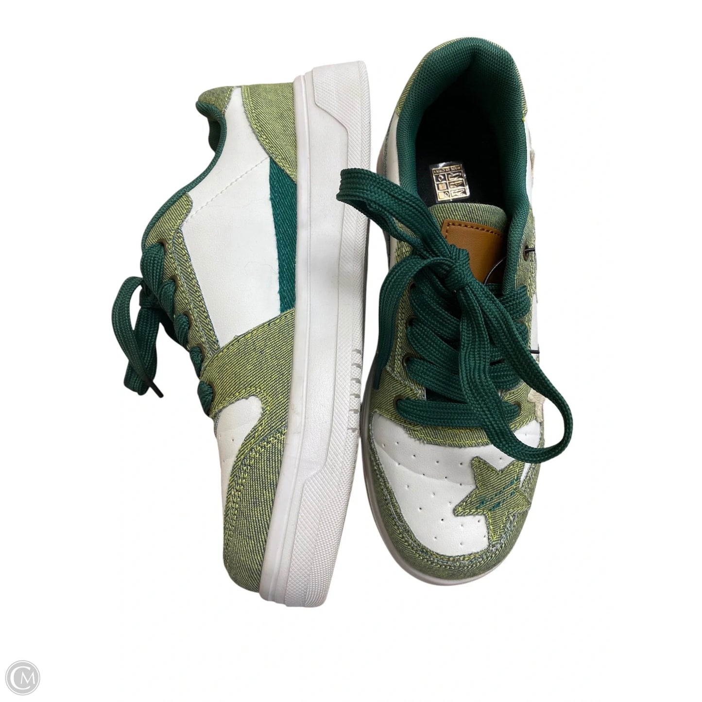 Shoes Flats By Clothes Mentor In Green, Size: 11