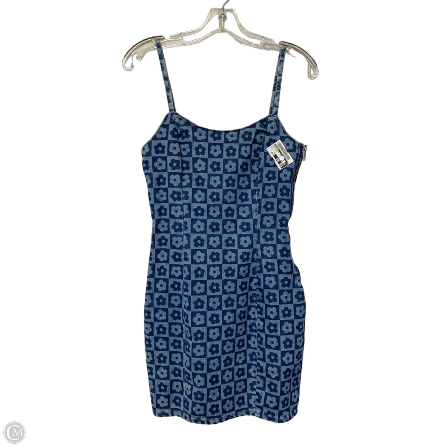 Dress Casual Short By Divided In Blue Denim, Size: S