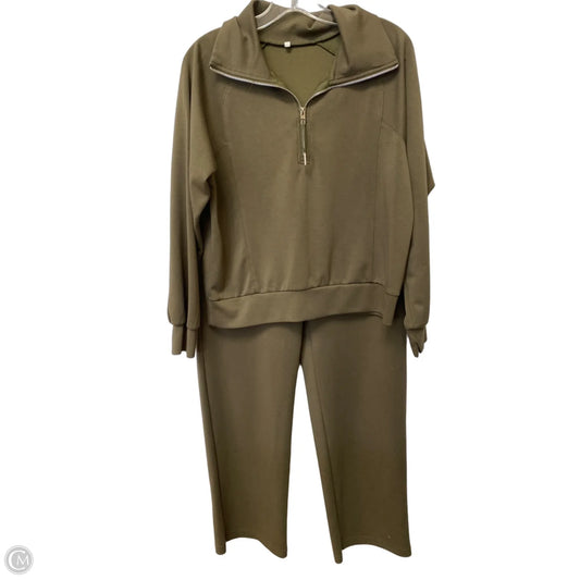 Pants Set 2pc By Clothes Mentor In Green, Size: L