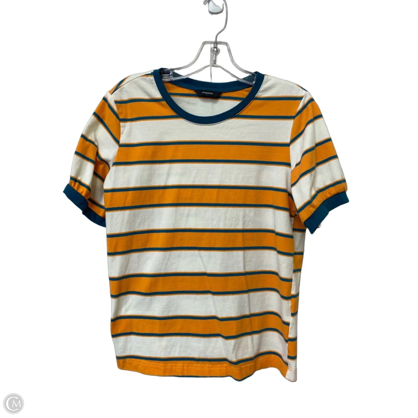 Top Short Sleeve By Dokotoo In Orange, Size: M