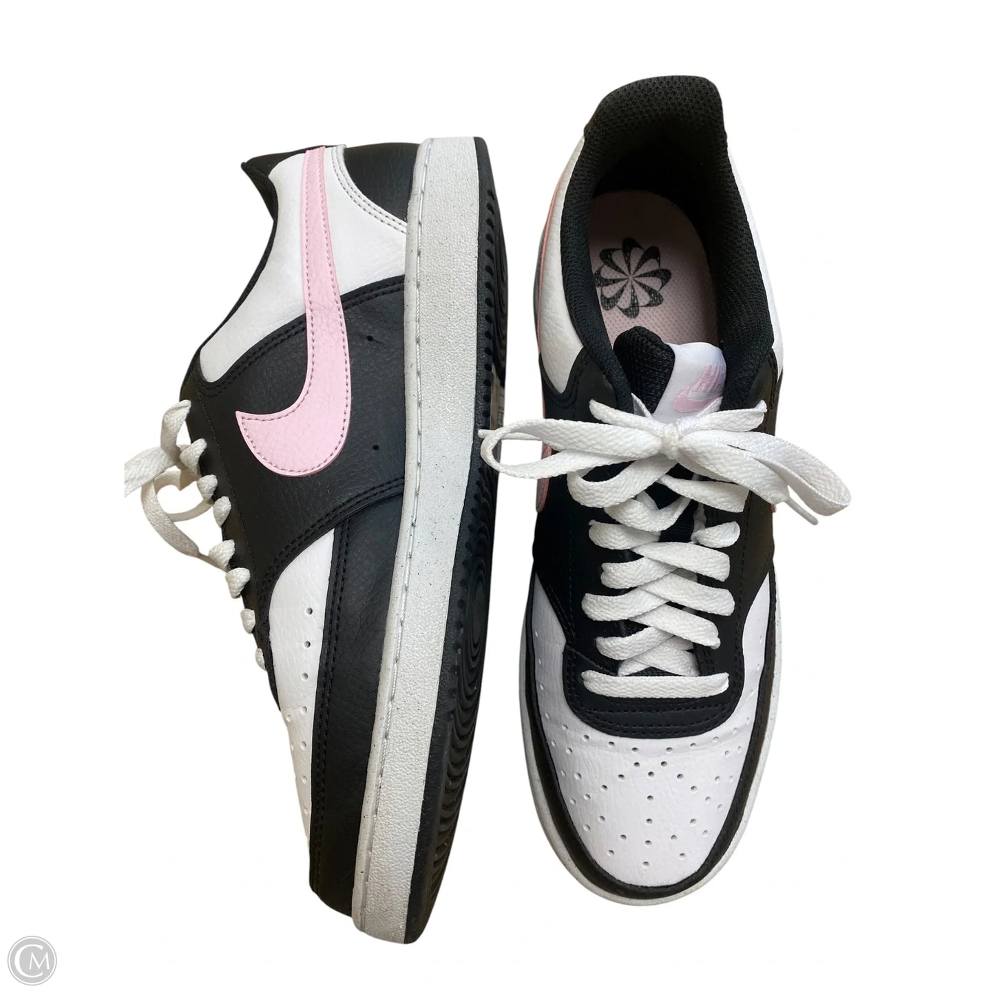 Shoes Athletic By Nike In Black & Pink, Size: 9.5
