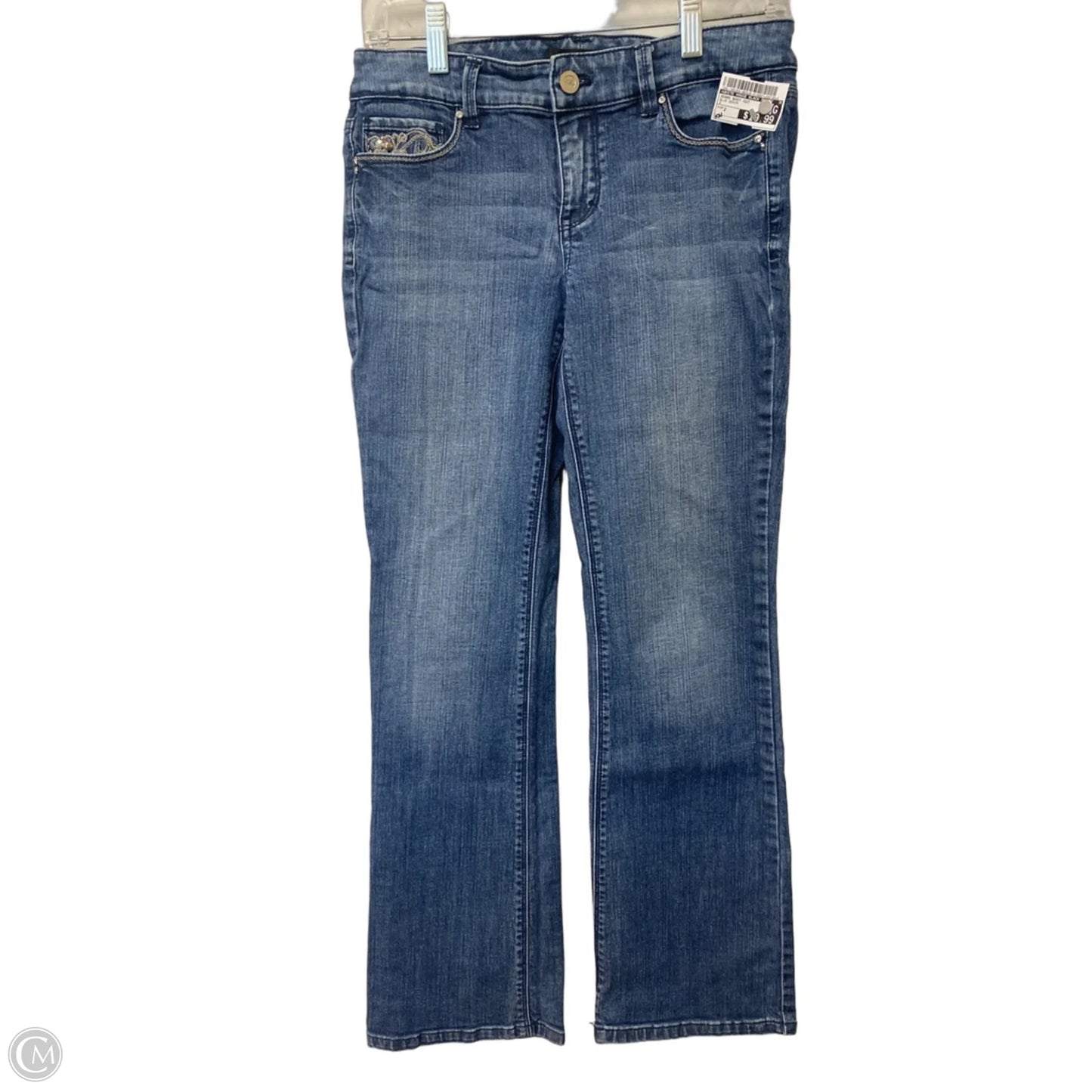 Jeans Boot Cut By White House Black Market In Blue Denim, Size: 2