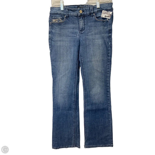 Jeans Boot Cut By White House Black Market In Blue Denim, Size: 2