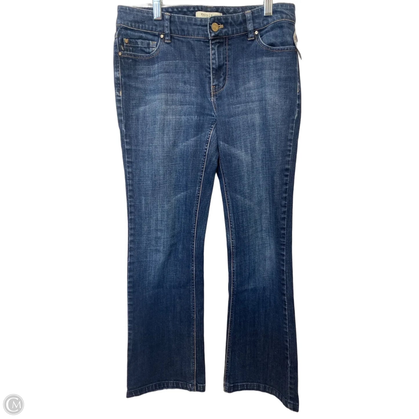 Jeans Boot Cut By White House Black Market In Blue Denim, Size: 4