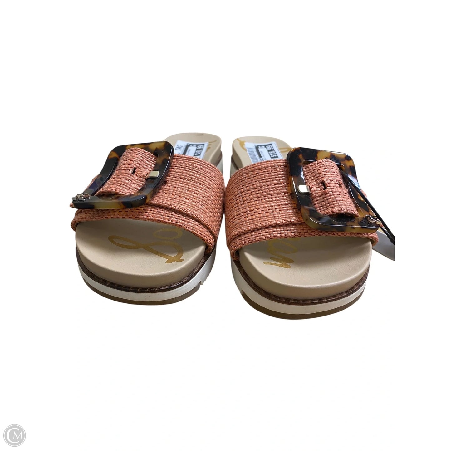 Sandals Heels Platform By Sam Edelman In Coral, Size: 5
