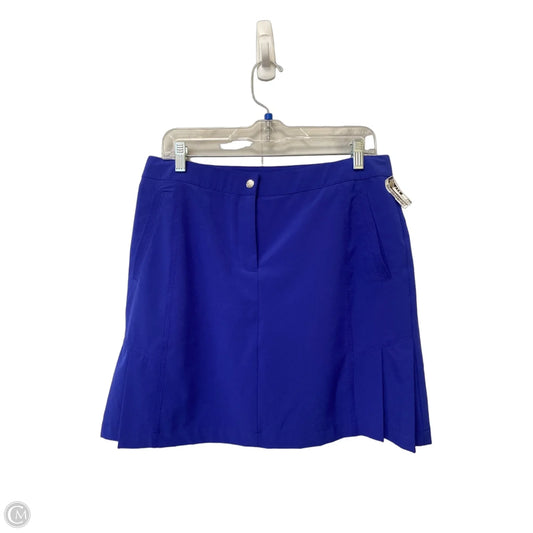 Athletic Skirt By Chicos In Blue, Size: 8