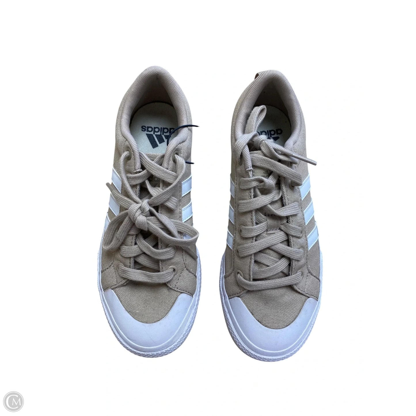 Shoes Sneakers By Adidas In Tan, Size: 7