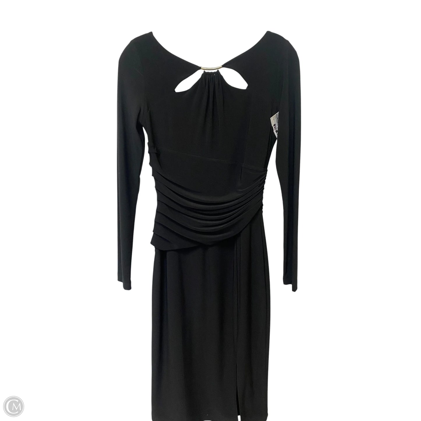 Dress Casual Midi By White House Black Market In Black, Size: 0