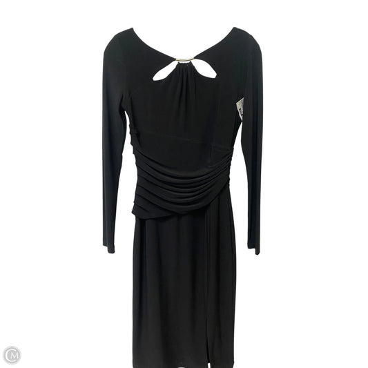 Dress Casual Midi By White House Black Market In Black, Size: 0