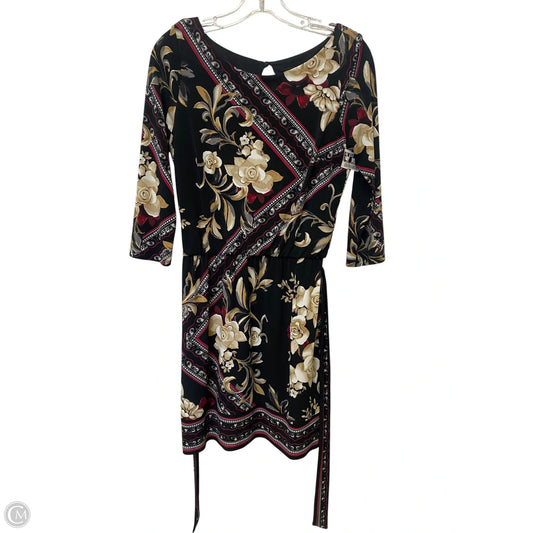 Dress Casual Short By White House Black Market In Floral Print, Size: Xs