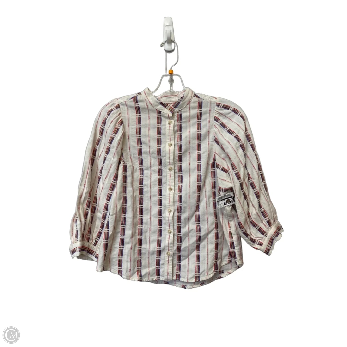 Top 3/4 Sleeve By Pilcro In White, Size: Xs