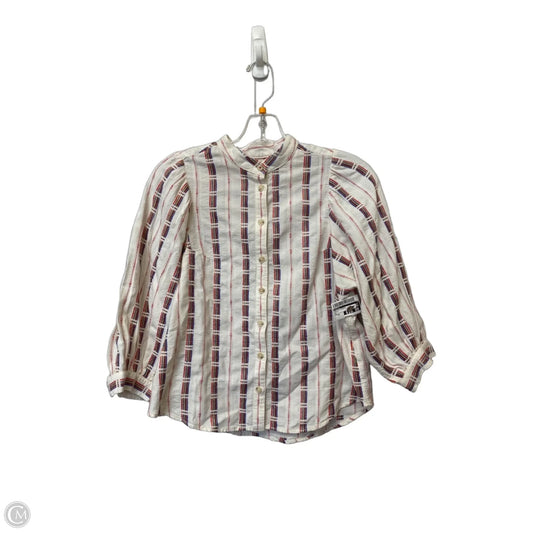 Top 3/4 Sleeve By Pilcro In White, Size: Xs