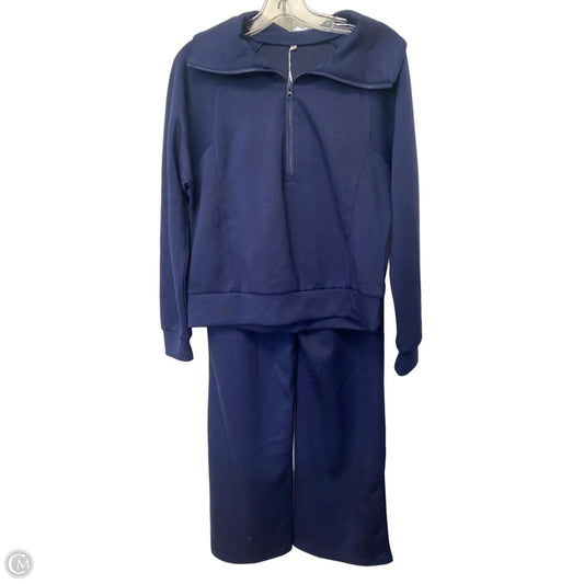 Pants Set 2pc By Clothes Mentor In Navy, Size: S