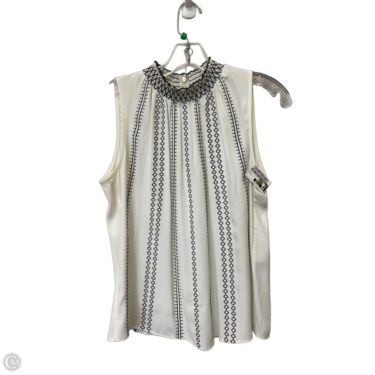 Top Sleeveless By White House Black Market In White, Size: 4
