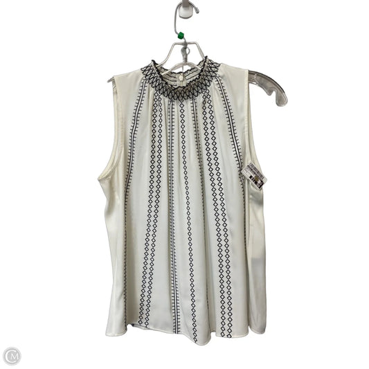 Top Sleeveless By White House Black Market In White, Size: 4