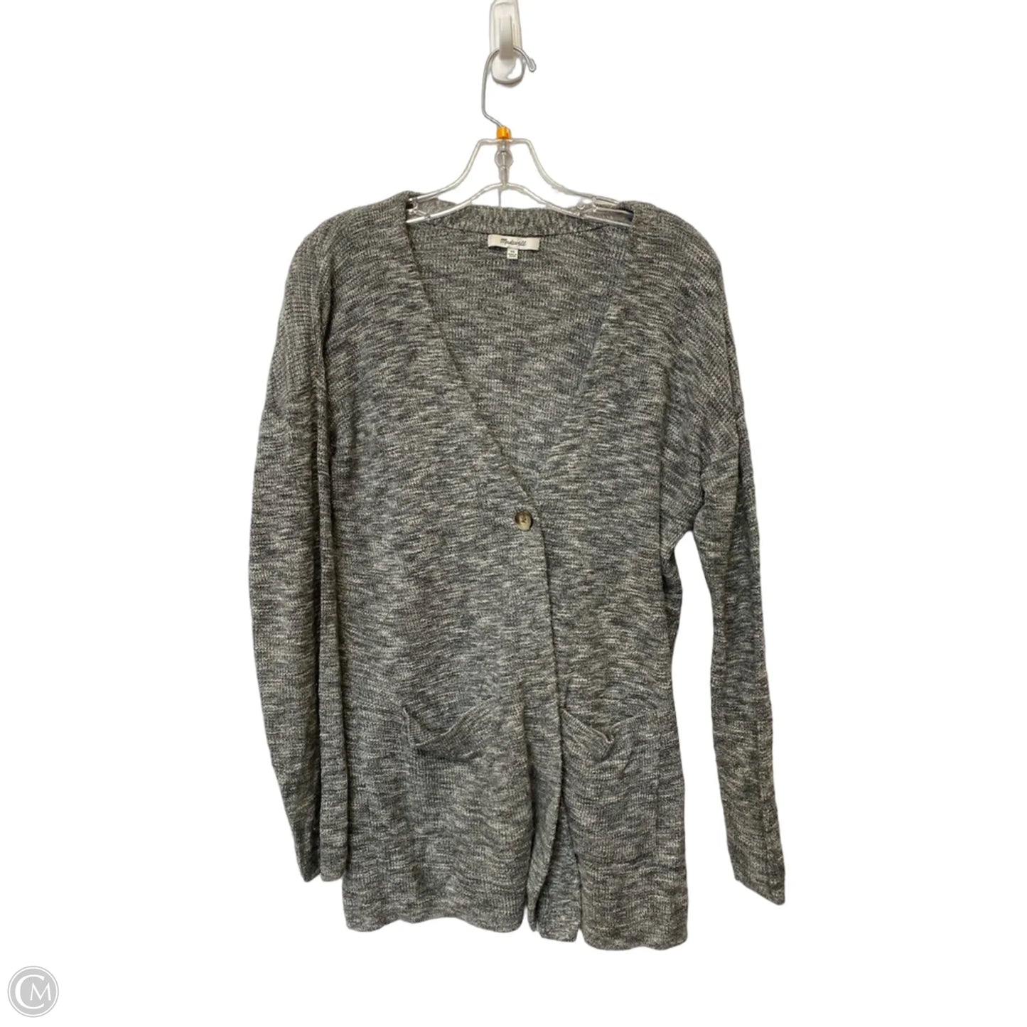 Sweater Cardigan By Madewell In Grey, Size: Xs