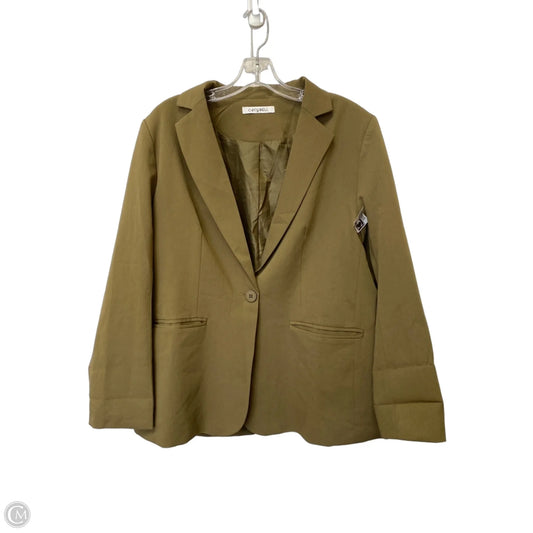 Blazer By Clothes Mentor In Green, Size: Xl