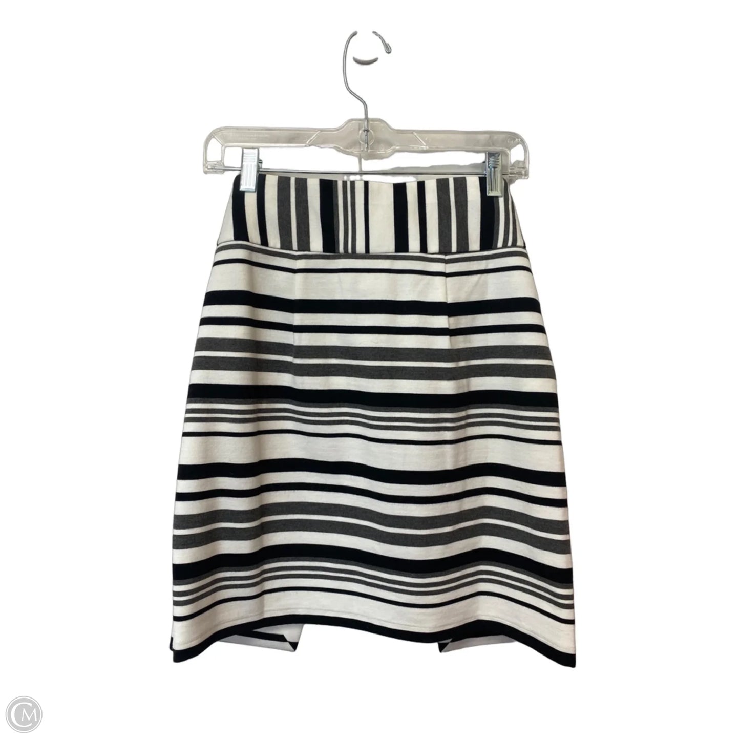 Skirt Mini & Short By Cabi In Black & White, Size: S