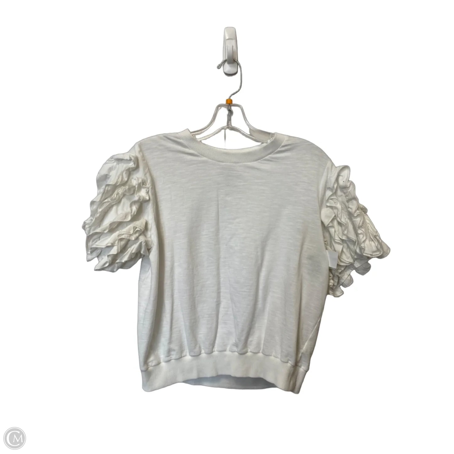 Top Short Sleeve By Maeve In White, Size: M