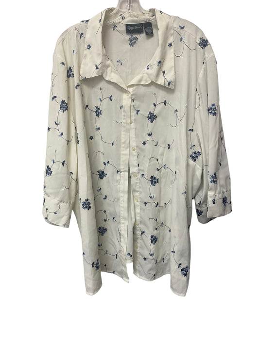 Top 3/4 Sleeve By Maggie Barnes  Size: 4x